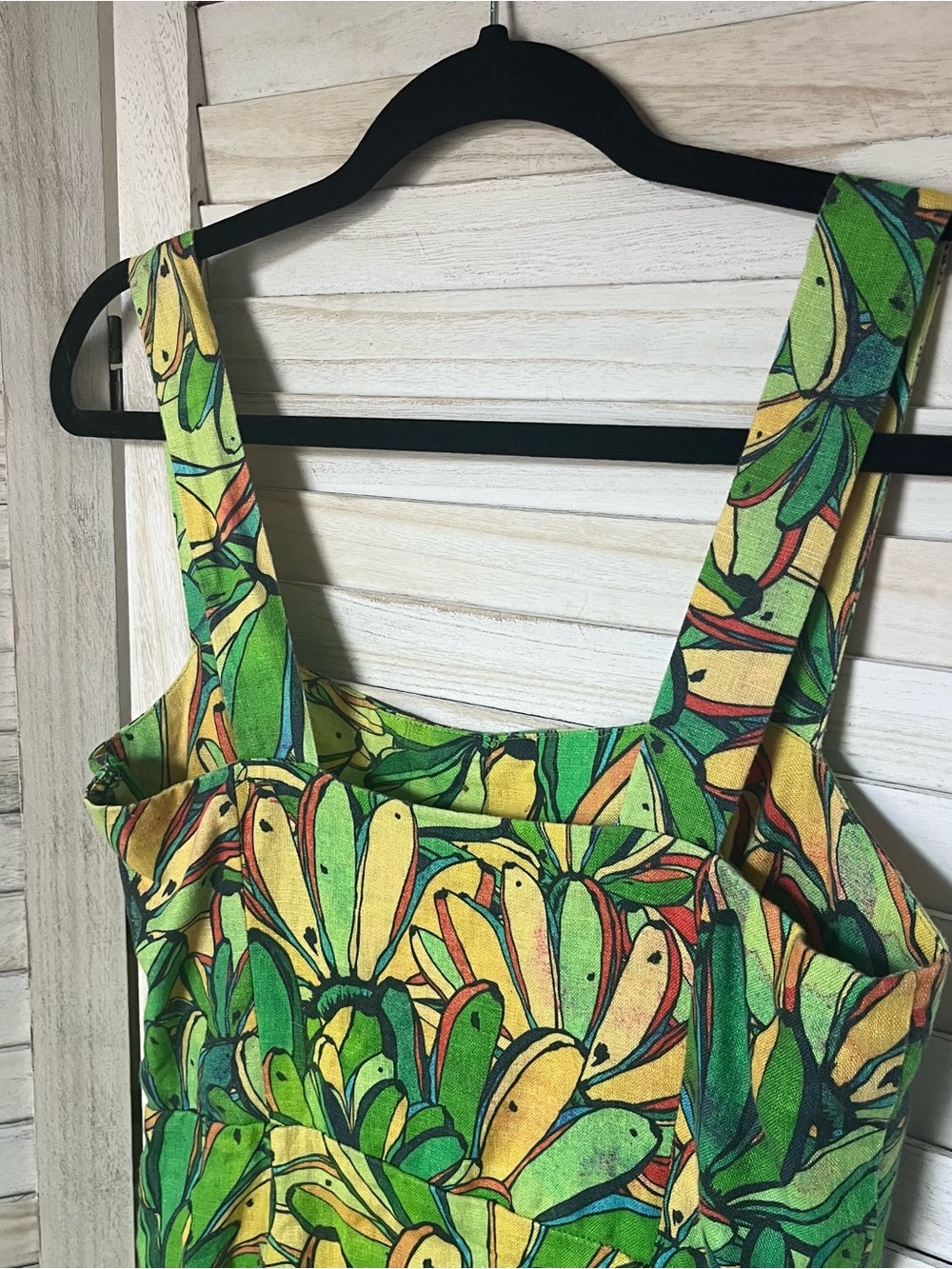 Farm Rio Green Banana Dress - Picture 6 of 10
